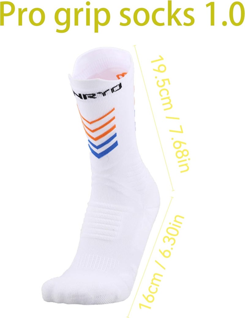 FUNRY Store Grip Socks Soccer for Men&Women,Non-Slip Soccer Socks,Elite Compression Socks for Running Basketball （ men's size 6-11） - Image 2